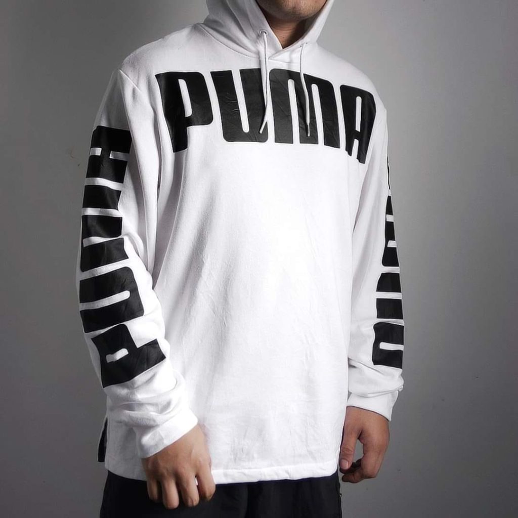 Mens White Branded Sweatshirt Export from littleBIG Fashion & Apparels, Bangladesh.