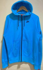 Women's Sweatshirts, Fabric: Polar Fleece, Colour: Blue, Size: XS-XXL