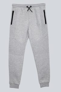 Boys Trousers, Fabric: 100% Combed Cotton, Color: Grey, Sizes: XS-XXL