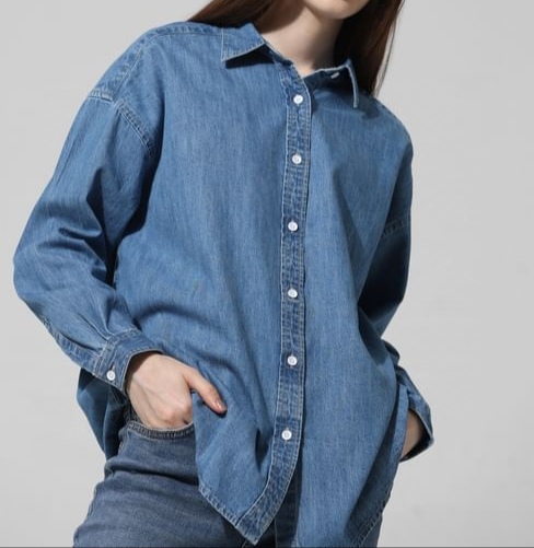 Women's Darkwash Denim Shirts from littleBIG Fashion & Apparels, Bangladesh