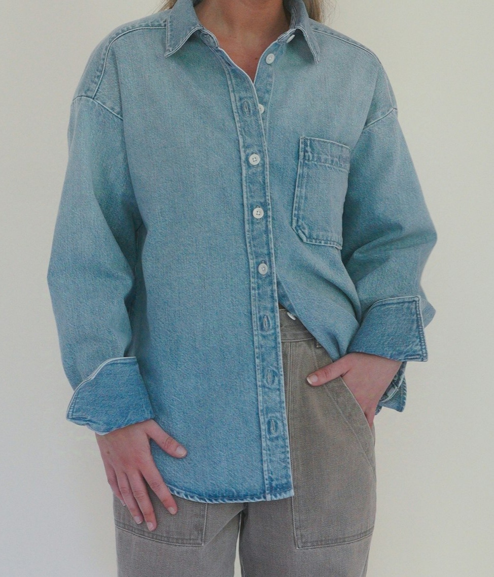 Women's Distressed Denim Shirts from littleBIG Fashion & Apparels, Bangladesh