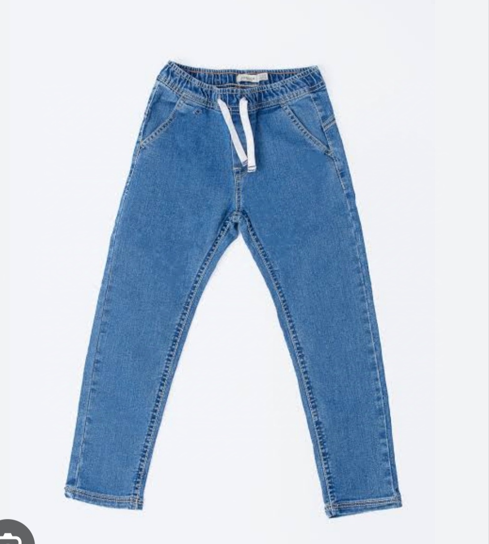 Boys Drawstring Denim Pants Export from littleBIG Fashion & Apparels, Bangladesh
