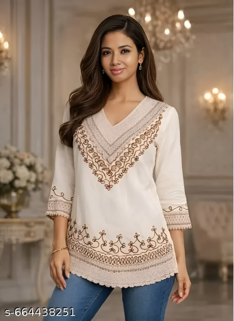 Women's Embroidered Long Tunic Export from littleBIG Fashion & Apparels, Bangladesh